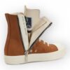 RICK OWENS DRKSHDW - High-top waxed Orange