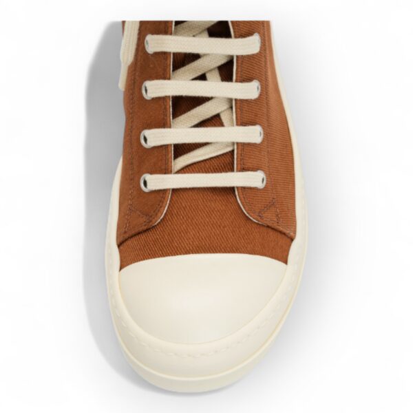 RICK OWENS DRKSHDW - High-top waxed Orange