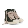 RICK OWENS DRKSHDW - EDFU Leather GREE High-Top