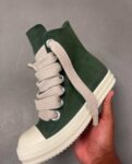 RICK OWENS DRKSHDW - EDFU Leather GREE High-Top
