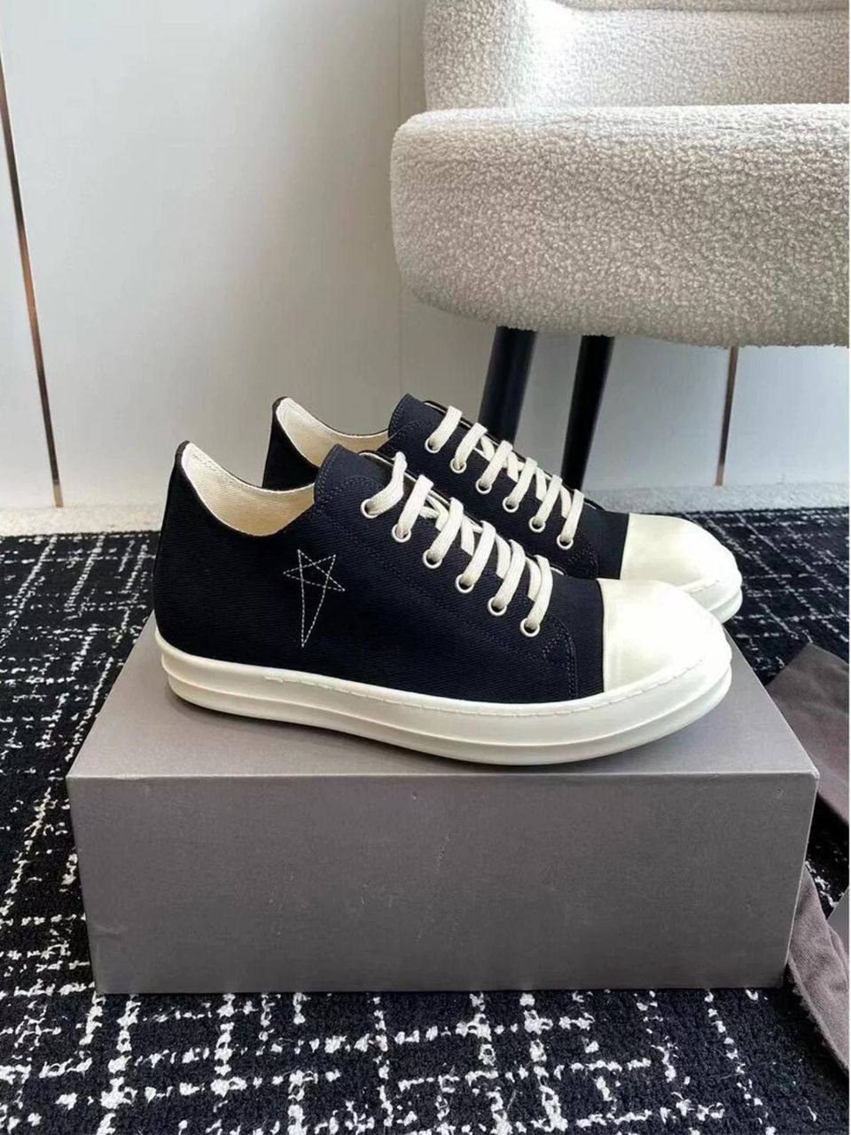 RICK OWENS DRKSHDW LUXOR Low PENTAGRAM BLACK