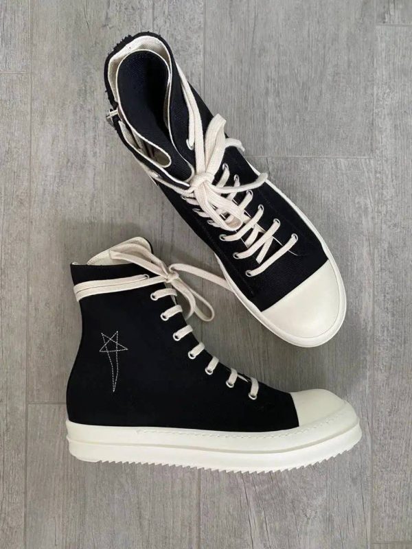 RICK OWENS DRKSHDW LUXOR HIGH PENTAFRAM BLACK