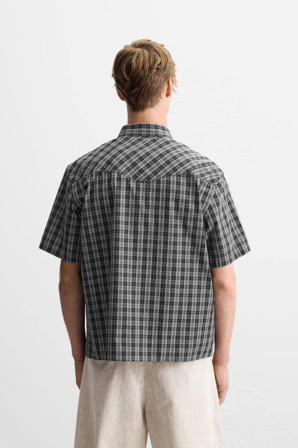 zara check shirt