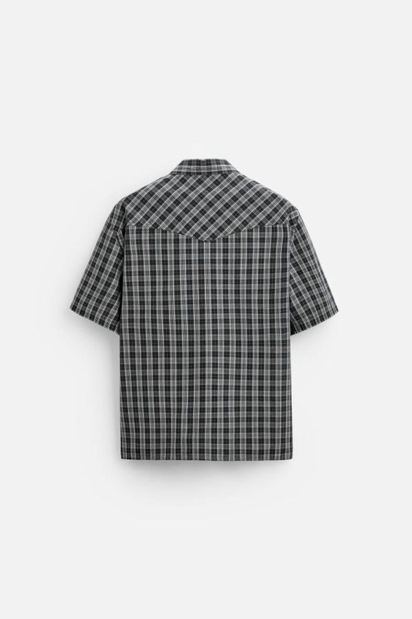 zara check shirt