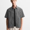 zara check shirt