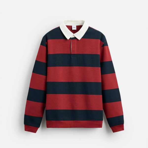 Zara Contrast collar  polo shirt