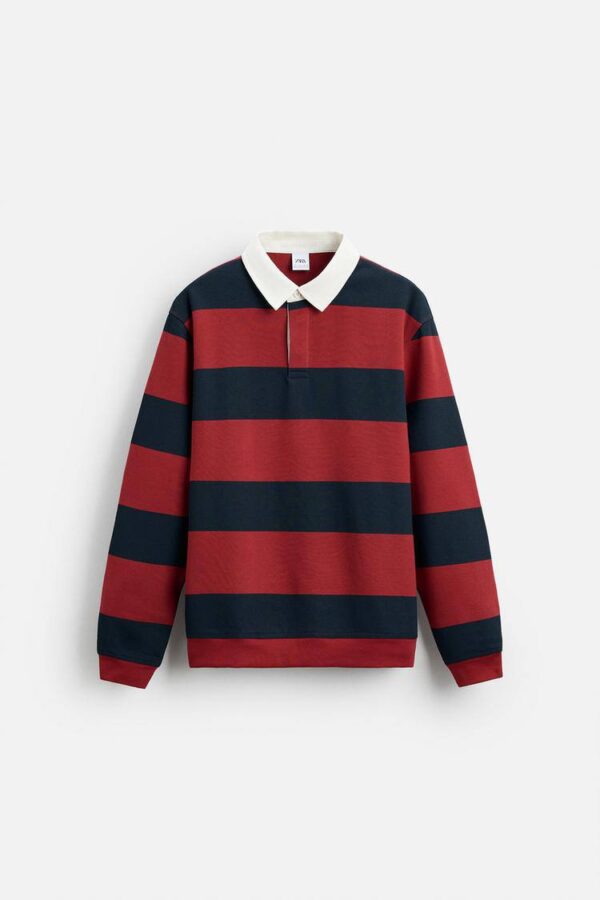 Zara Contrast collar  polo shirt