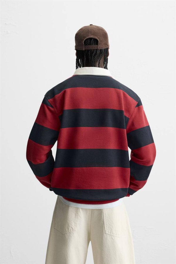Zara Contrast collar  polo shirt