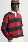 Zara Contrast collar  polo shirt