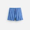 Zara  regular stripped swimming trunk