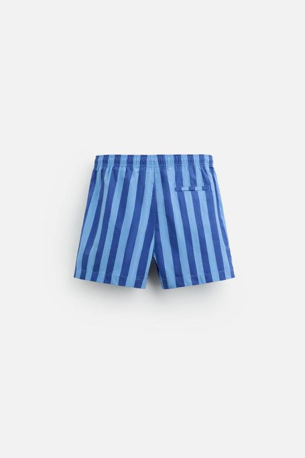 Zara  regular stripped swimming trunk