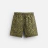 Zara  Long Animal Print Swimming Trunk