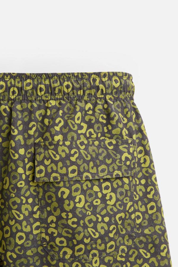 Zara  Long Animal Print Swimming Trunk