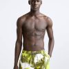 Abstract Print Regular Swimming Trunk