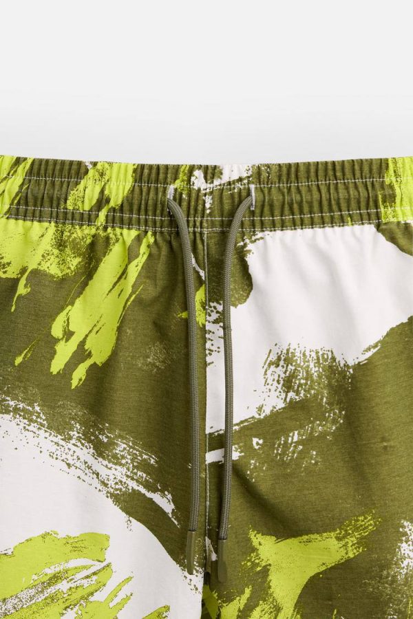 Abstract Print Regular Swimming Trunk