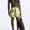 Abstract Print Regular Swimming Trunk