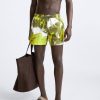Abstract Print Regular Swimming Trunk