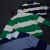 THE COVERNAT UNISEX STRIPES RUGBY SWEATSHIRT