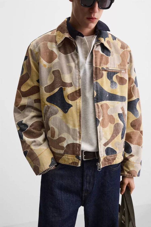 ZARA ABSTRACT PRINT JACKET