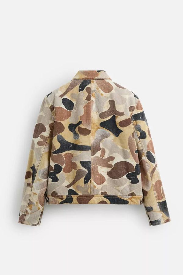 ZARA ABSTRACT PRINT JACKET