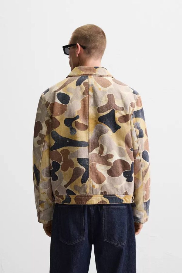 ZARA ABSTRACT PRINT JACKET