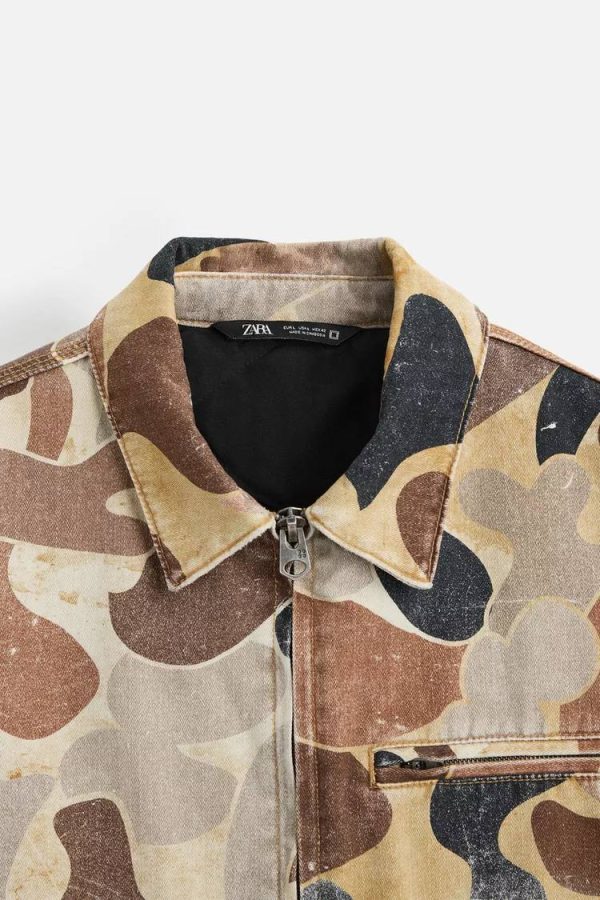 ZARA ABSTRACT PRINT JACKET