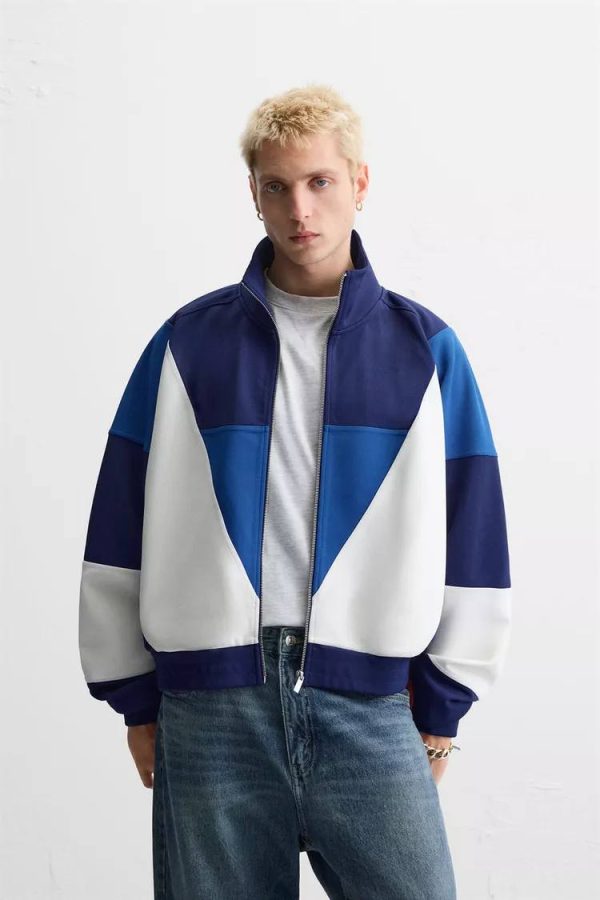 ZARA  CONTRAST TECHNICAL JACKET