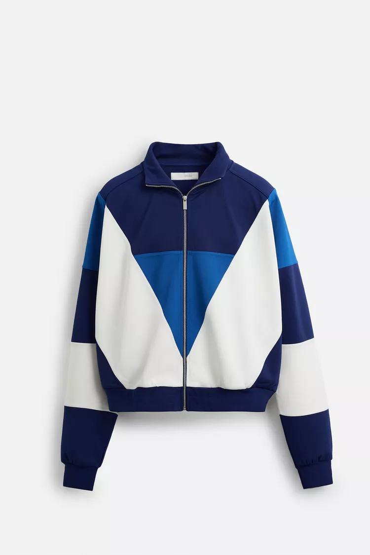 ZARA  CONTRAST TECHNICAL JACKET