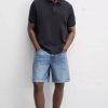 REGULAR FIT DENIM BERMUDA SHORTS