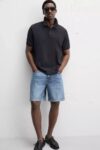 REGULAR FIT DENIM BERMUDA SHORTS