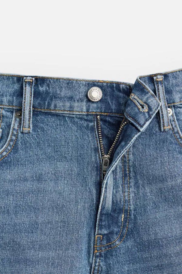 REGULAR FIT DENIM BERMUDA SHORTS