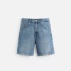 REGULAR FIT DENIM BERMUDA SHORTS