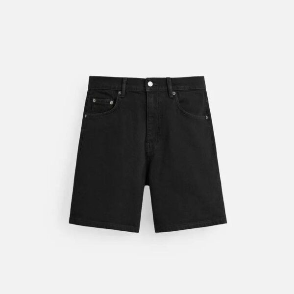 REGULAR FIT DENIM BERMUDA SHORTS
