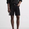 REGULAR FIT DENIM BERMUDA SHORTS