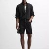 REGULAR FIT DENIM BERMUDA SHORTS