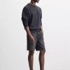 REGULAR FIT DENIM BERMUDA SHORTS