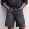 REGULAR FIT DENIM BERMUDA SHORTS