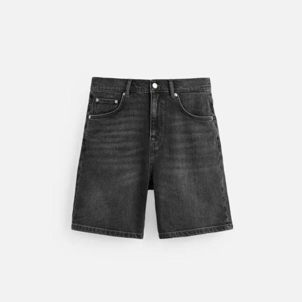 REGULAR FIT DENIM BERMUDA SHORTS