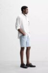 REGULAR FIT DENIM BERMUDA SHORTS