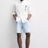 REGULAR FIT DENIM BERMUDA SHORTS