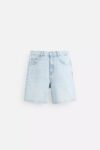 REGULAR FIT DENIM BERMUDA SHORTS