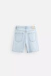REGULAR FIT DENIM BERMUDA SHORTS