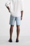 REGULAR FIT DENIM BERMUDA SHORTS