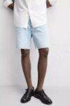 REGULAR FIT DENIM BERMUDA SHORTS