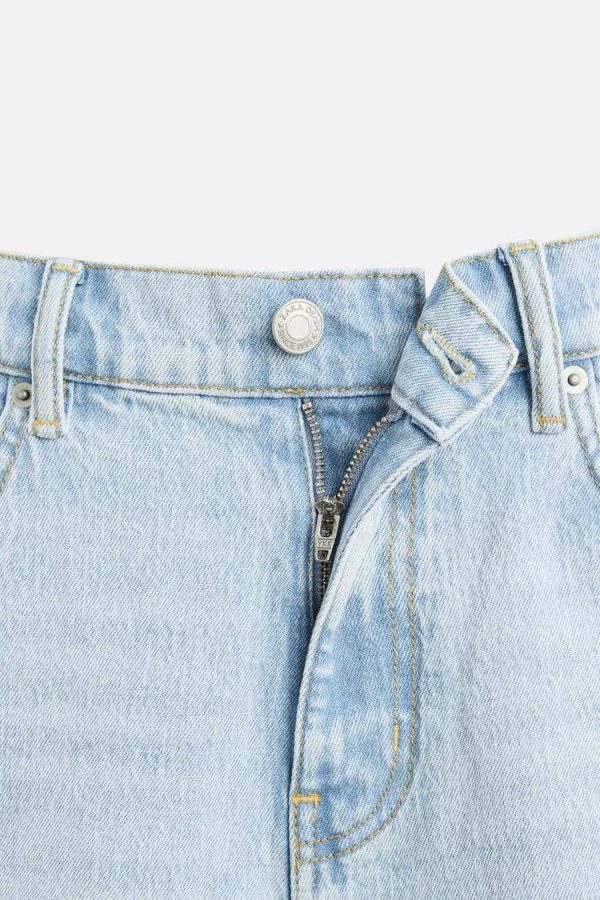 REGULAR FIT DENIM BERMUDA SHORTS