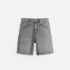 REGULAR FIT DENIM BERMUDA SHORTS