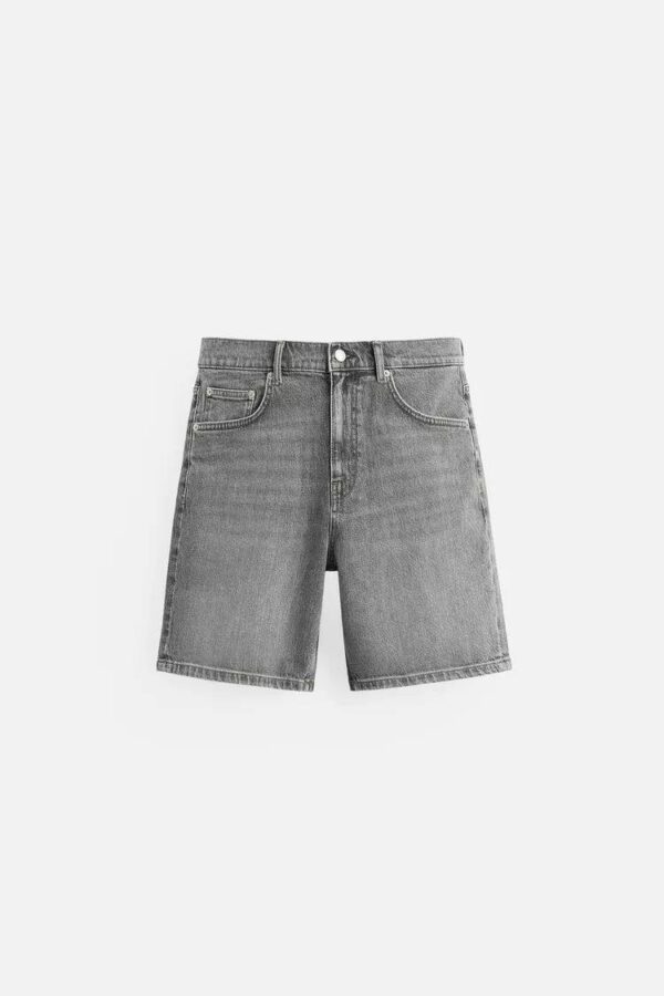 REGULAR FIT DENIM BERMUDA SHORTS