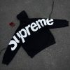 THE SUPREME BIG LOGO JACQUARD HOODED SWEATSHIRT