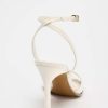 PATENT- FINISH HIGH-HEEL SANDALS