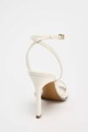 PATENT- FINISH HIGH-HEEL SANDALS